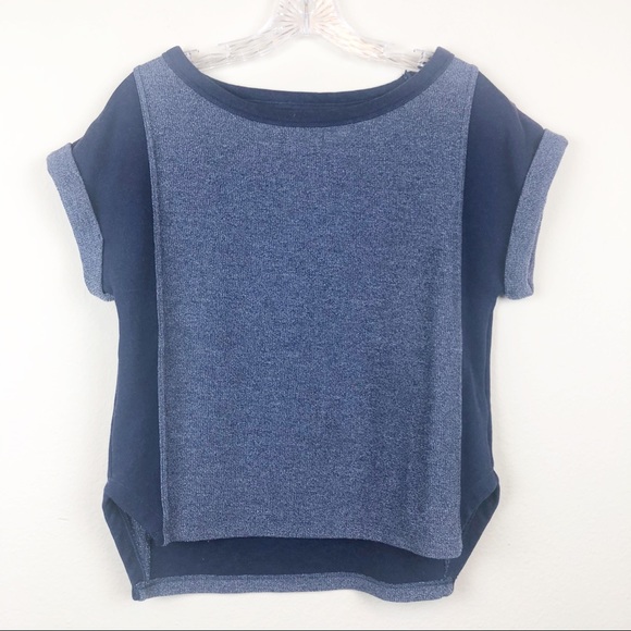Banana Republic Tops - Banana Republic Navy Blue Block Top G224